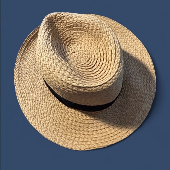 Men's or Women's Hat with Black Band Garden Party Old Money Summer Vacation - Picture 2 of 6